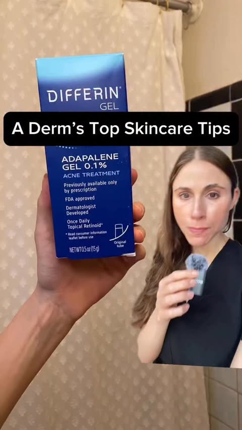 Instagram post by @drdrayzday for PanOxyl. Caption reads: A Derm’s Top Skincare Tips That Actually Work!....