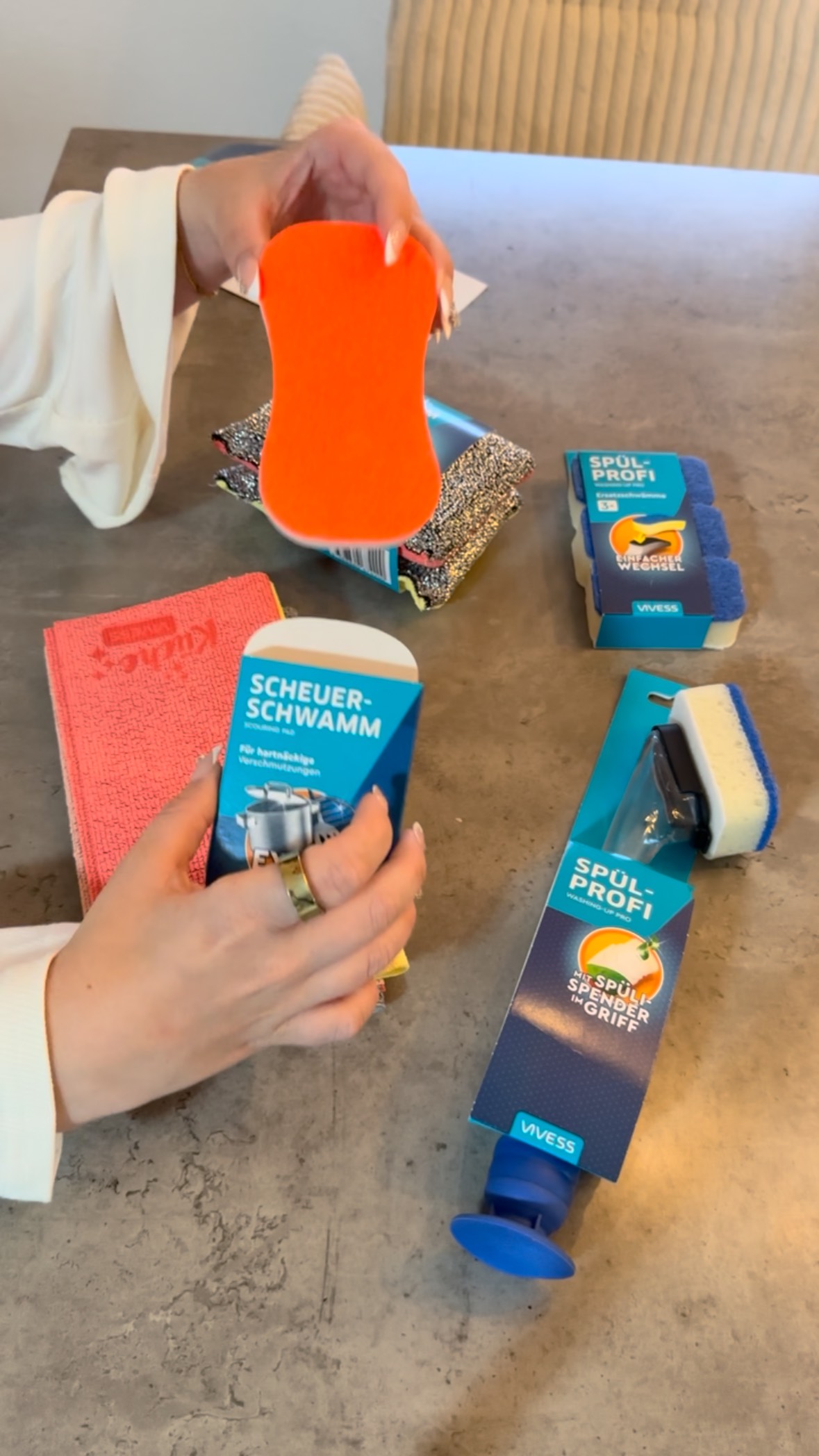 Instagram post by @michellevsm_ for brandsyoulove.de. Caption reads: | ad | Suki findet VIVESS von @rewe auch....