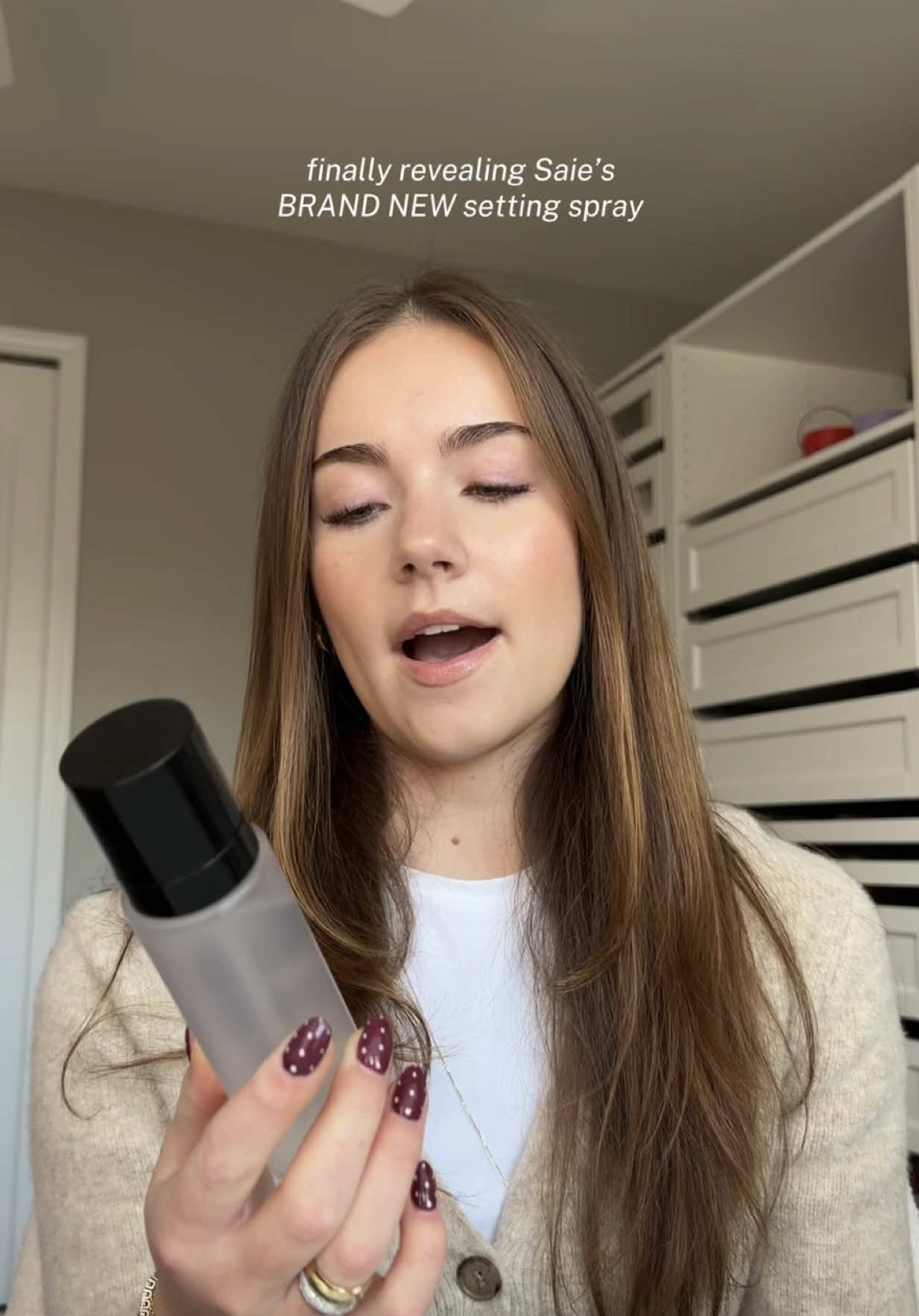 TikTok post by @theglownarrative for Saie hello. Caption reads: I can’t WAIT for you guys to try this it’s so good....