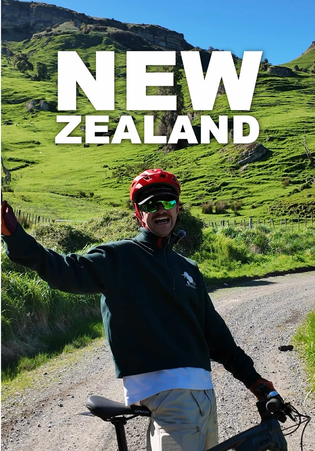 TikTok post by @nathanlust for Contiki. Caption reads: The Real New Zealand Vlog 🇳🇿 @Contiki @George....