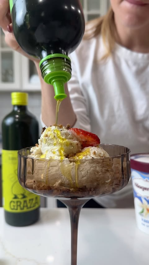 Instagram post by @kaylacappiello for Häagen-Dazs Ice Cream. Caption reads: #ad I've partnered with Graza and Häagen-Dazs for....