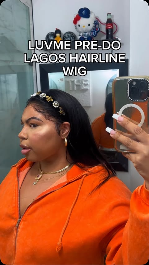 Instagram post by @planetkirah for Luvme Hair. Caption reads: [...] at these wig installs 😃😃 Wig from....