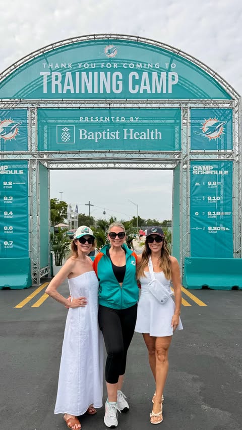 Instagram post by @lalainboca for Baptist Health. Caption reads: @baptisthealthsf #ad Football season is almost....