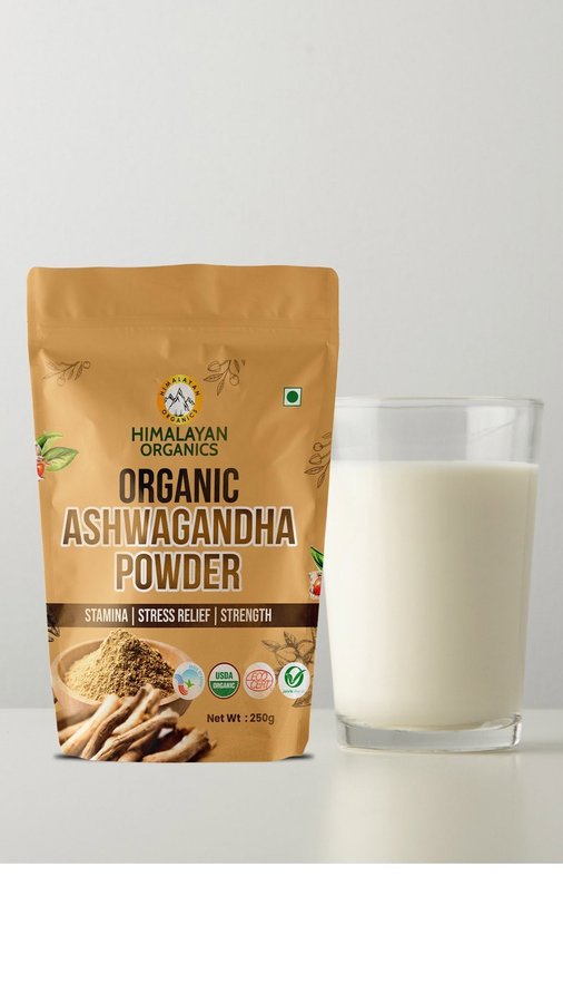 Instagram post by @jatin_mahajan_ for Himalayan Organics. Caption reads: Keeping your body healthy is not a task. It is....