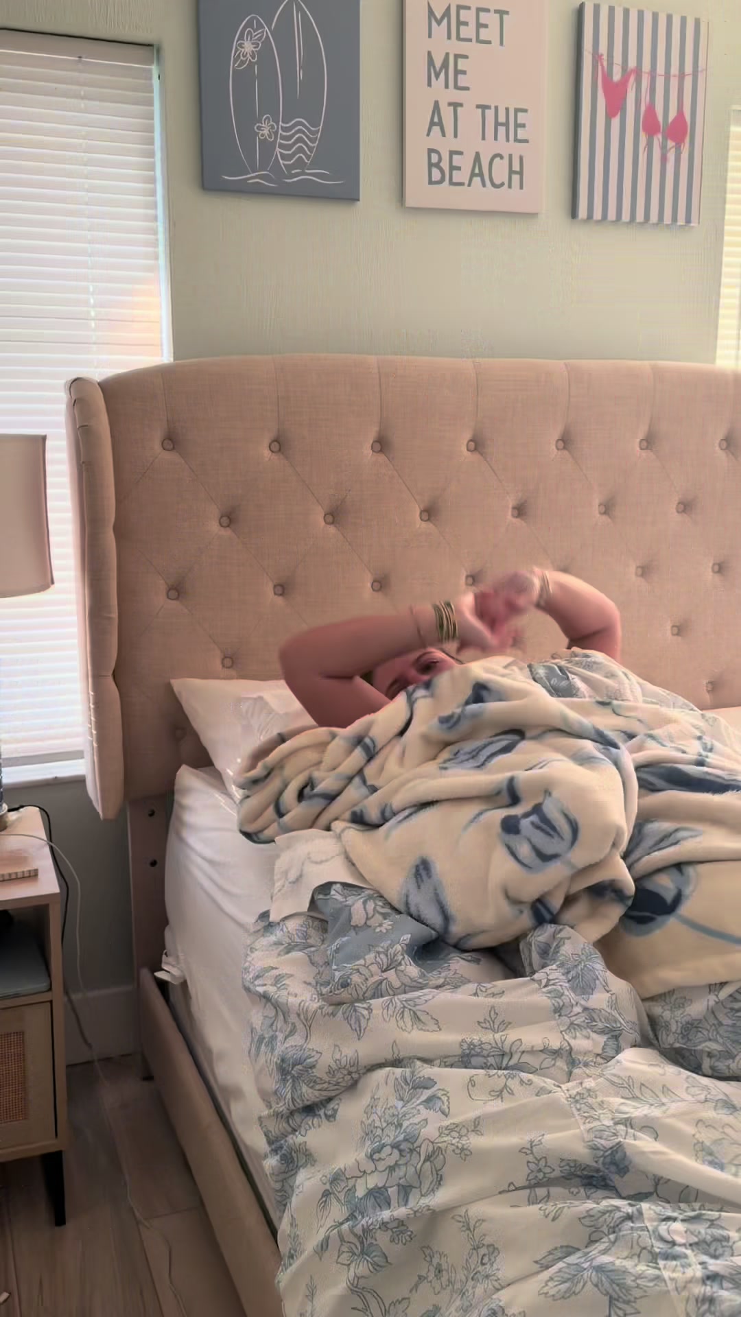 TikTok post by @p_haul for Dae Hair. Caption reads: [...] @e.l.f. Cosmetics @Benefit Cosmetics @Dae....