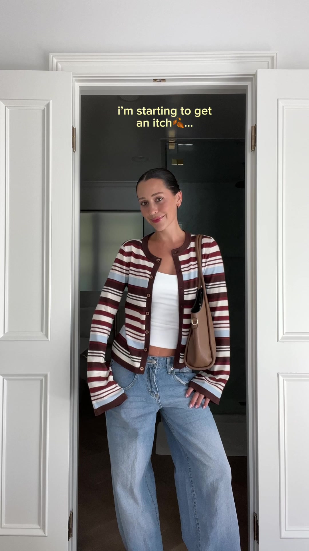TikTok post by @danielleebrownn_ for Ross Dress for Less. Caption reads: ready for cozy season 🧸 @Ross #ad #outfitideas....