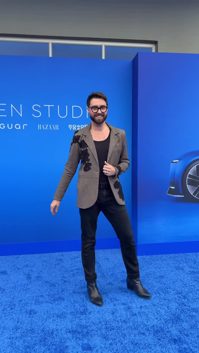 Instagram post by @gunnardeatherage for Harper’s BAZAAR. Caption reads: #ad I CANNOT believe I got to spend a weekend with....