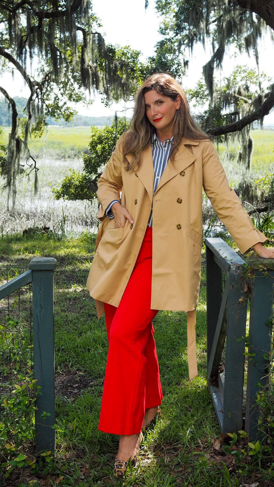 Instagram post by @emilyjanejohnston for Talbots. Caption reads: It was particularly heartwarming to open my....