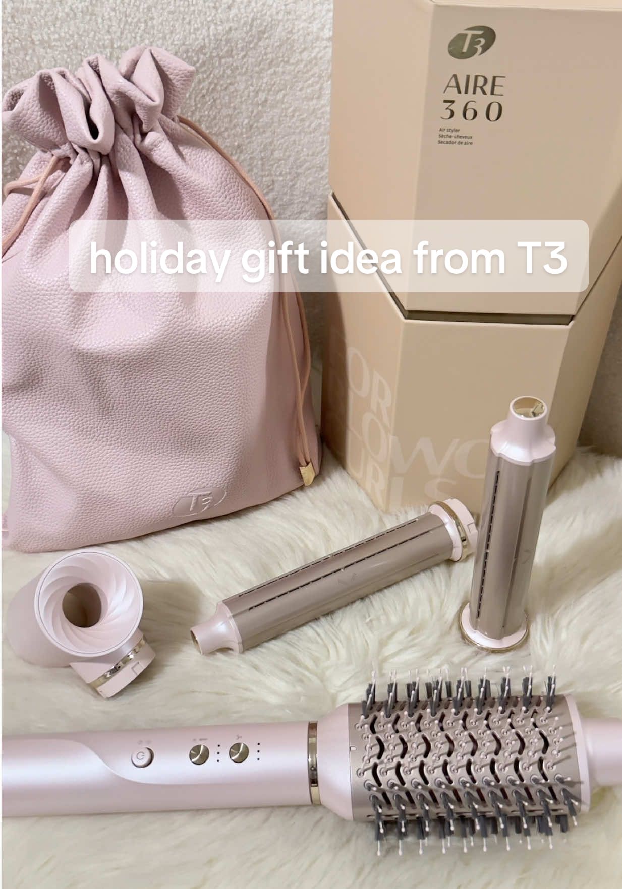 TikTok post by @poshlife40 for T3 Micro. Caption reads: [...] functional hair styler from @T3 Micro . Love....