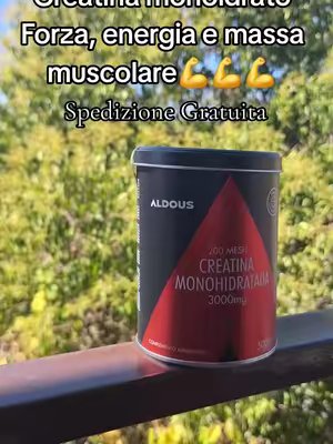 TikTok post by @mia.ck77 for Aldous Bio. Caption reads: Creatina monoidrato 200 mesh - 500 g - Forza,....