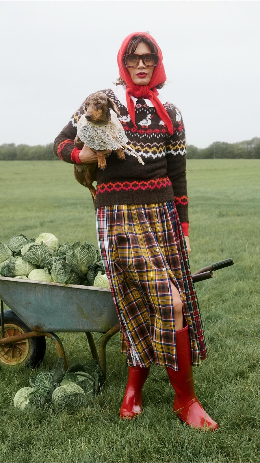 Instagram post by @sarah.corbettwinder for Monsoon. Caption reads: She’s here 🥁’My Highland Fling’ @monsoon 🦢 🐑....