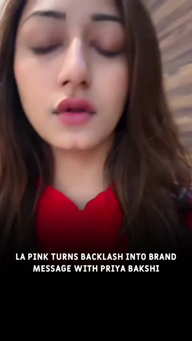 Instagram post by @ghantaa for La Pink. Caption reads: [...] hate. Not clout. A social experiment by....
