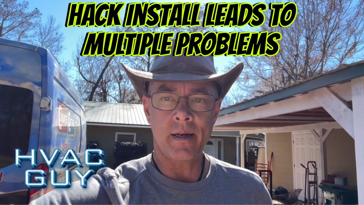 YouTube post by @HVACGUY for Milwaukee Tool. Caption reads: No Heat Call Caused By Disastrous HVAC....