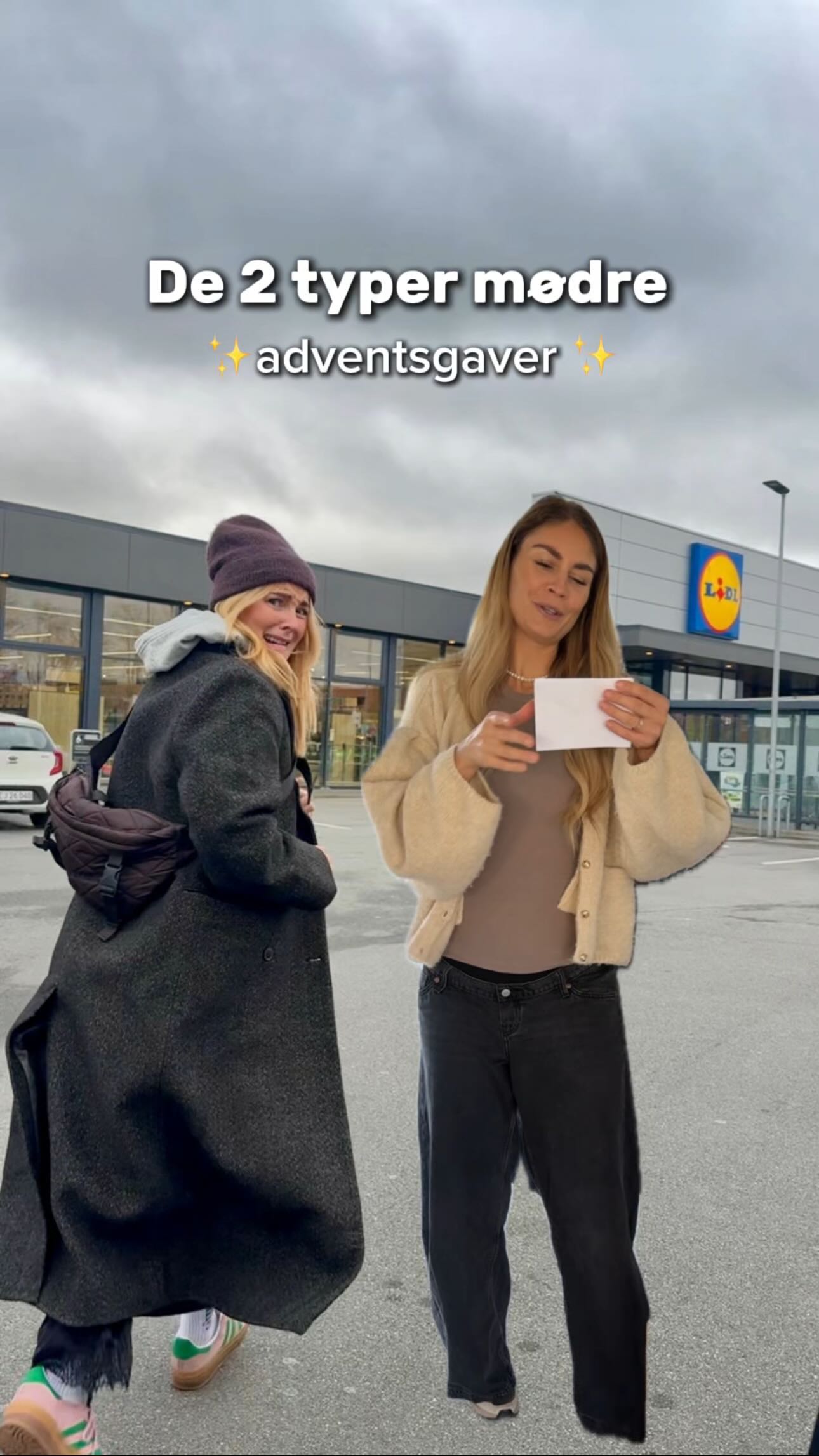 Instagram post by @nannaliljekvist for Lidl Danmark. Caption reads: Reklame @lidldanmark – Ho Ho hoooo! 🎅🏻🎄 Julen....