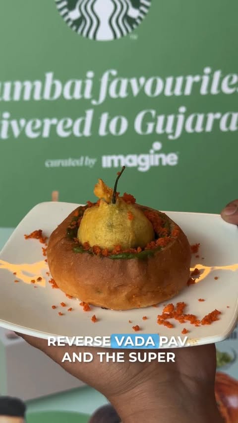 Instagram post by @eat.with.parin for Starbucks. Caption reads: You won’t believe this… 👀🔥
Starbucks just went....