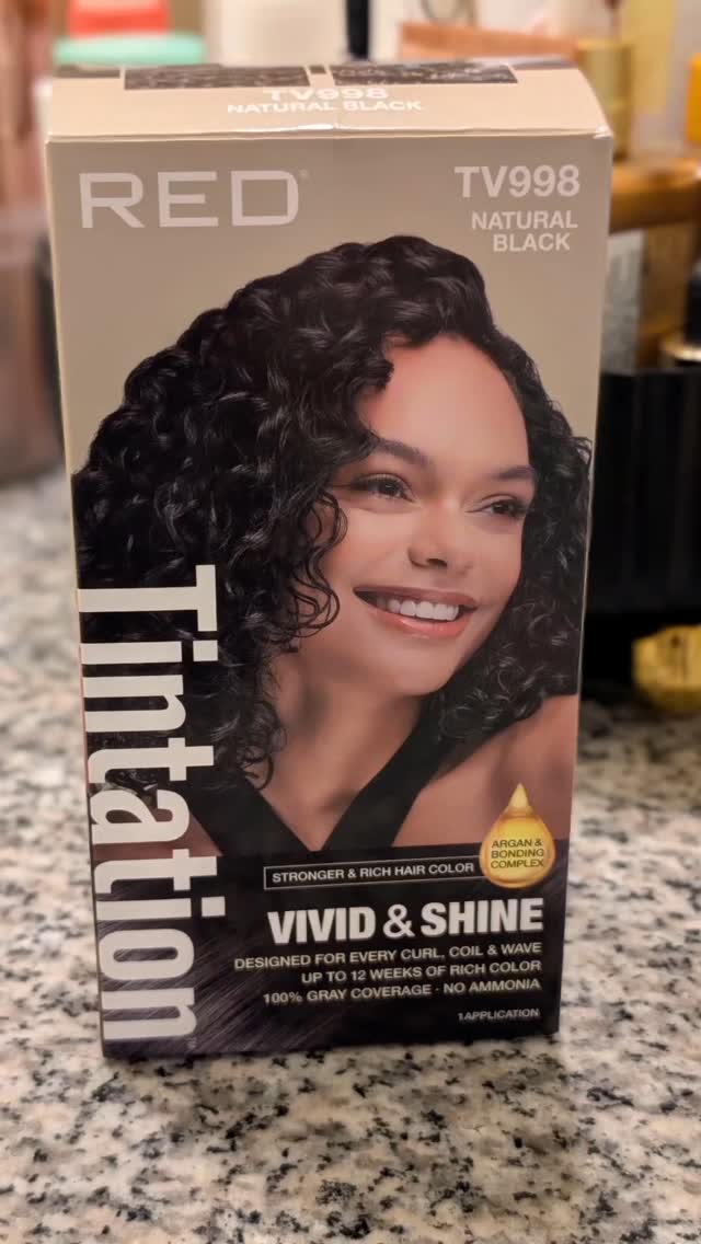 Instagram post by @kimreed930 for Ivy Beauty. Caption reads: @redbykiss  has a NEW hair color Tintation Vivid &....