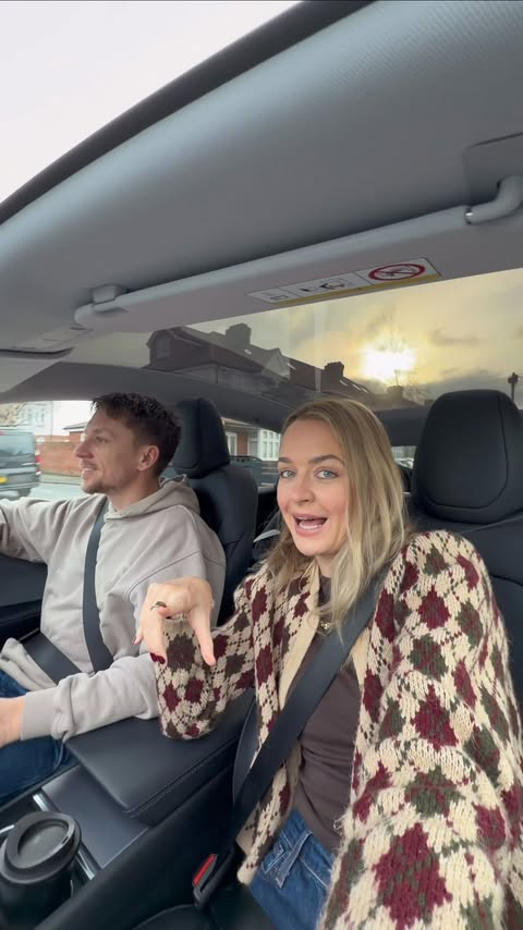 Instagram post by @olivia_hammond for Marks and Spencer. Caption reads: Took Martin & his wallet on the big Christmas shop....