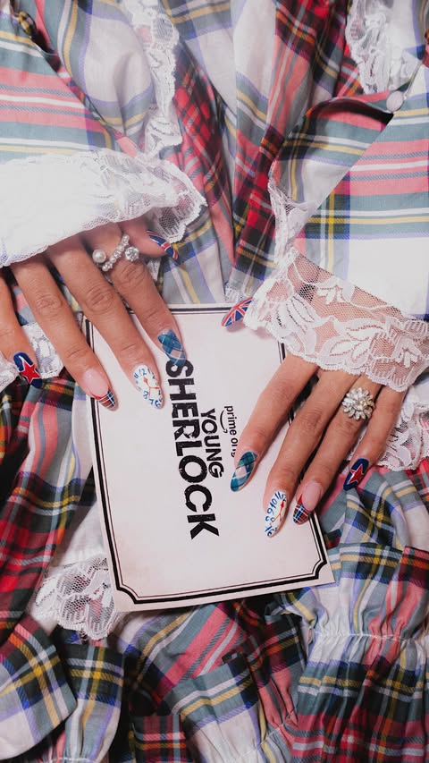 Instagram post by @monicamamudo for Prime Video. Caption reads: [...] London 🇬🇧 📜 ✒️ ✨ thank you so much....