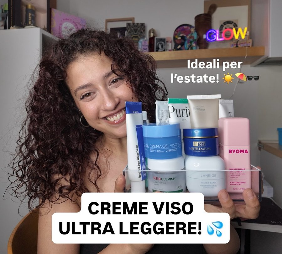 Instagram post by @theglowtale for Astra Make-Up. Caption reads: Richiestissime 📣

Creme leggerissime per l’estate....