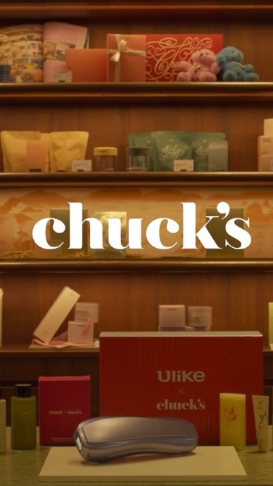 Instagram post by @janechuck for Ulike. Caption reads: Top secret alert: This 12.12, Chuck’s and Ulike....
