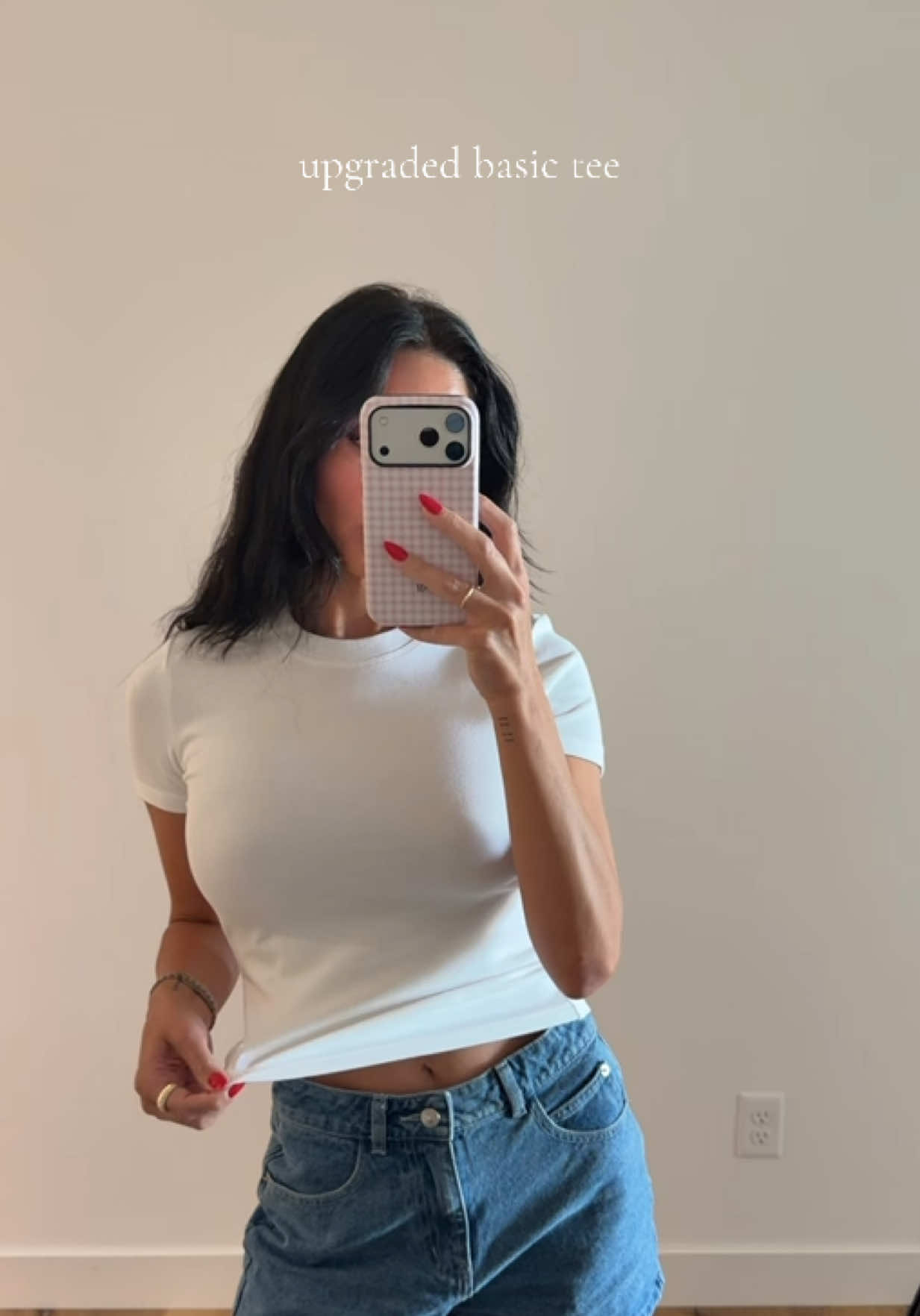 TikTok post by @viralshopdeal for Cuts Clothing. Caption reads: [...] amount of stretch! Wearing a small! @Cuts....