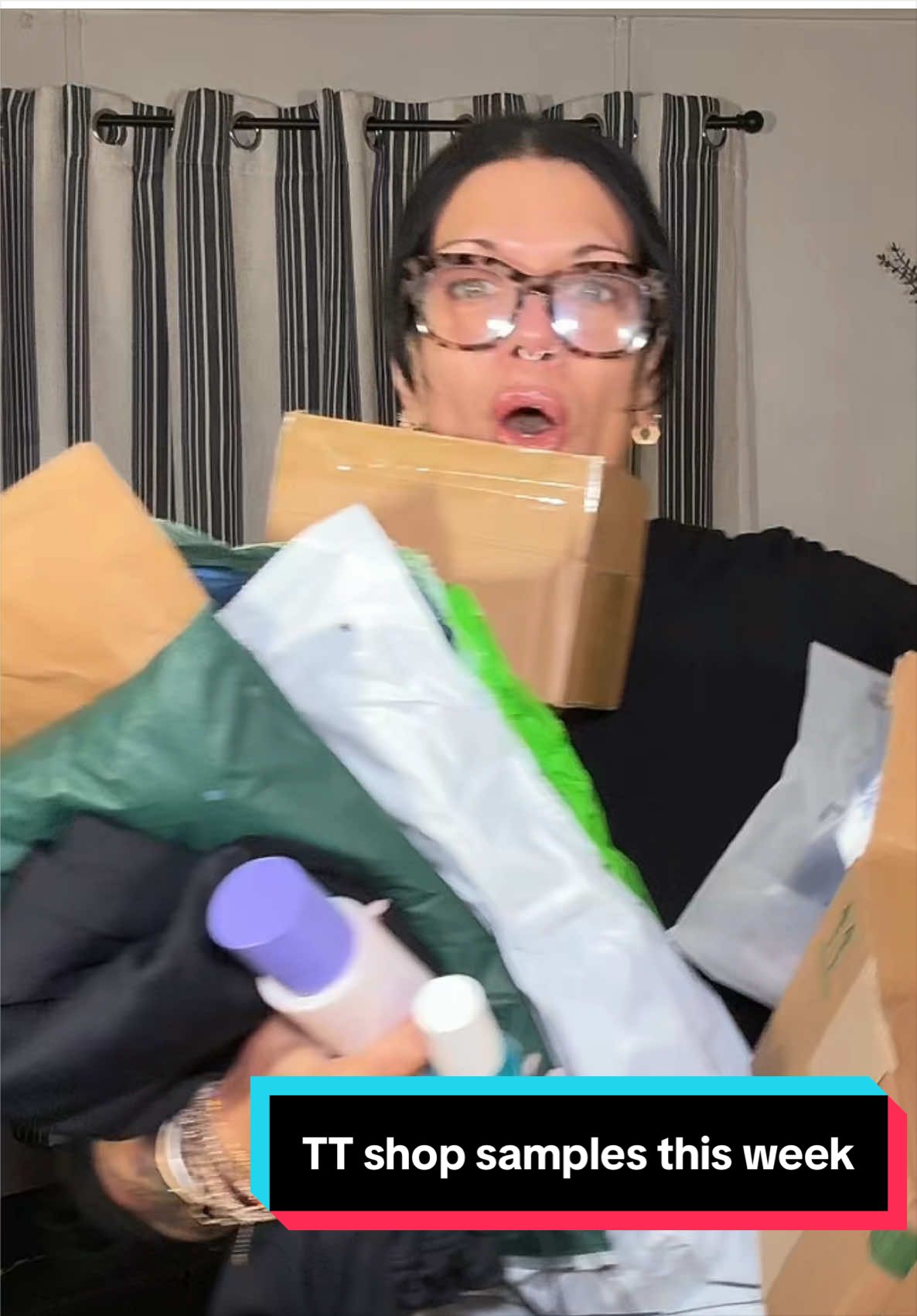 TikTok post by @ronyayvonne for Magazine Casemate BD. Caption reads: My TT Shopping Haul 🛍️ #tiktokshop #shoppinghaul....