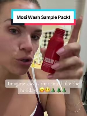 TikTok post by @shopwithbailee for Mozi Wash. Caption reads: @Mozi Wash what a gift #laundryhack [...].