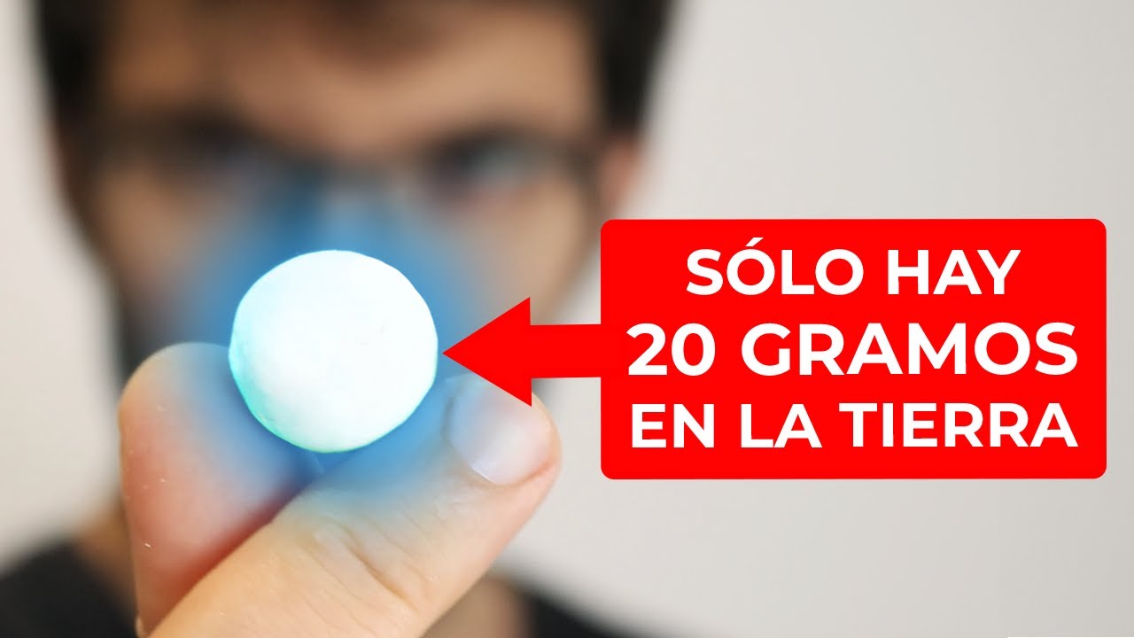 YouTube post by @CienciaDeSofa for Nextory. Caption reads: This is the rarest element in the world.