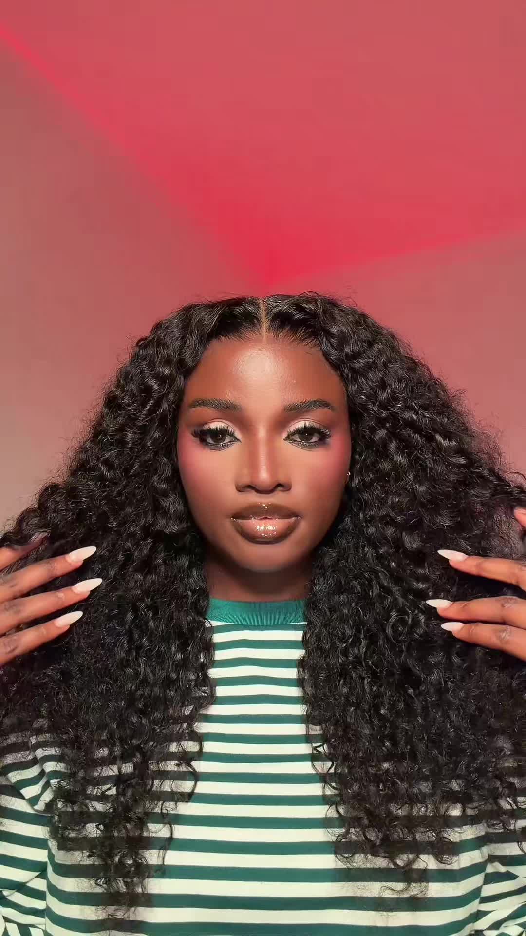TikTok post by @stylebyannie_1 for HECI Beauty Makeup. Caption reads: [...] Tilbury Cream bronzer – @HECI Beauty Makeup....