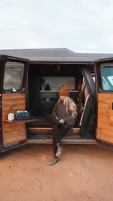 Instagram post by @michelle.lawrencee for BLUETTI. Caption reads: I had SO MUCH FUN making this to celebrate that....