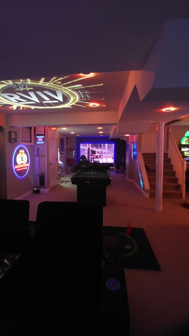 Instagram post by @gameroomtheater for ESPN. Caption reads: ACTIVATE WARGAMES MODE 🔥

Stream #SurvivorSeries:....