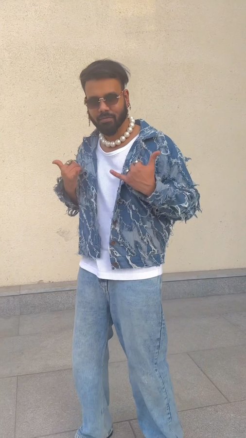 Instagram post by @abhyudayofficial for Fugazee. Caption reads: Shop the drippy Jackets from Fugazee @fugazeeinc....