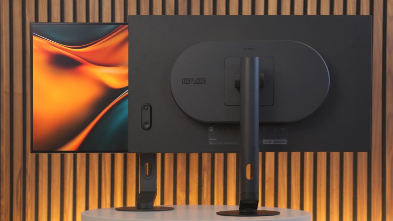 YouTube post by @PeteMatheson for MagBak. Caption reads: SONY INZONE M10S: Style Meets OLED 480Hz Gaming!.