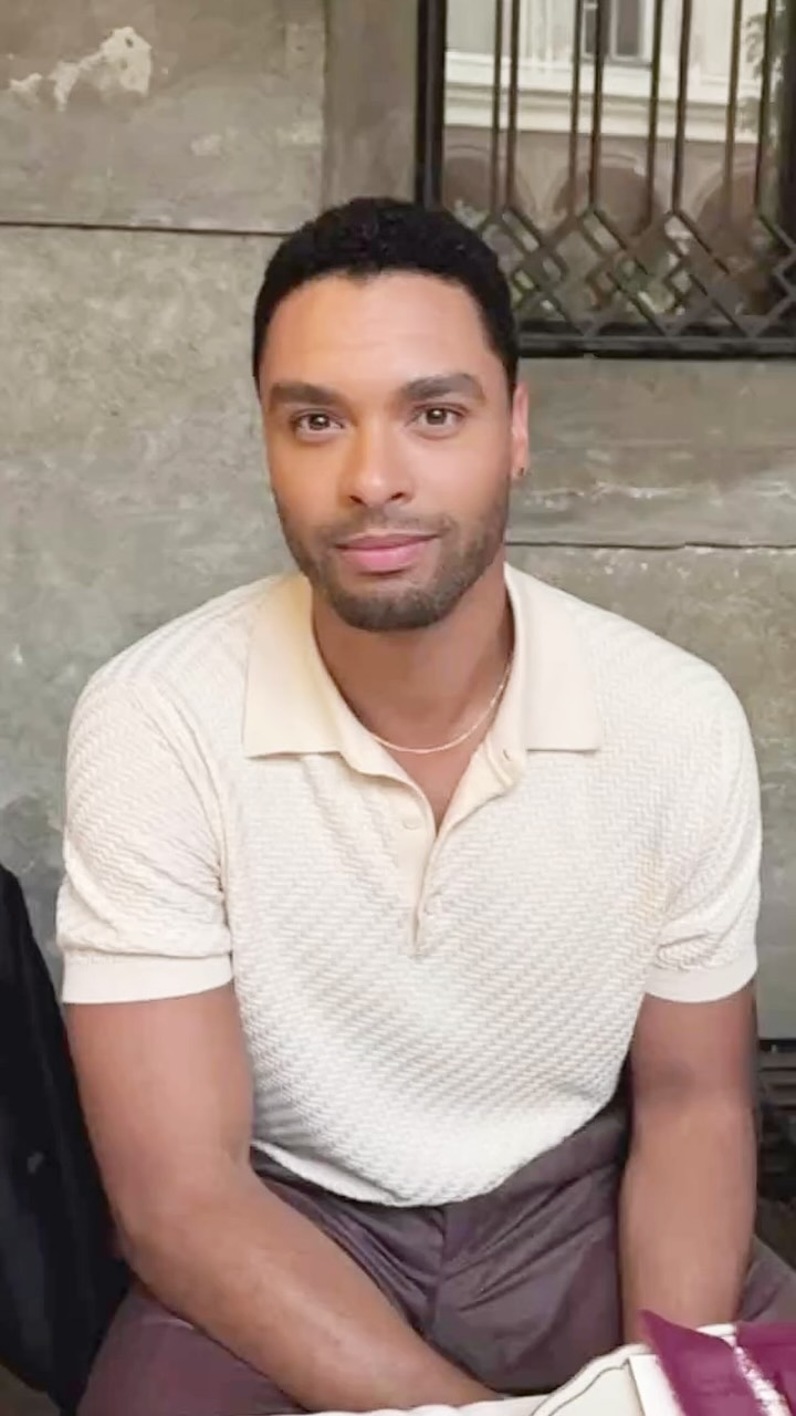 Instagram post by @regelovers for Jaeger-LeCoultre. Caption reads: Regé-Jean Page spends an Italian summer night with....