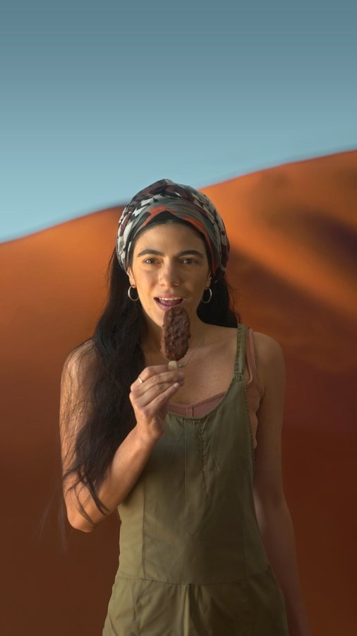 Instagram post by @farawayfarers for Nuii Icecream. Caption reads: From the dense jungles🍃and vast deserts🏜️to the....