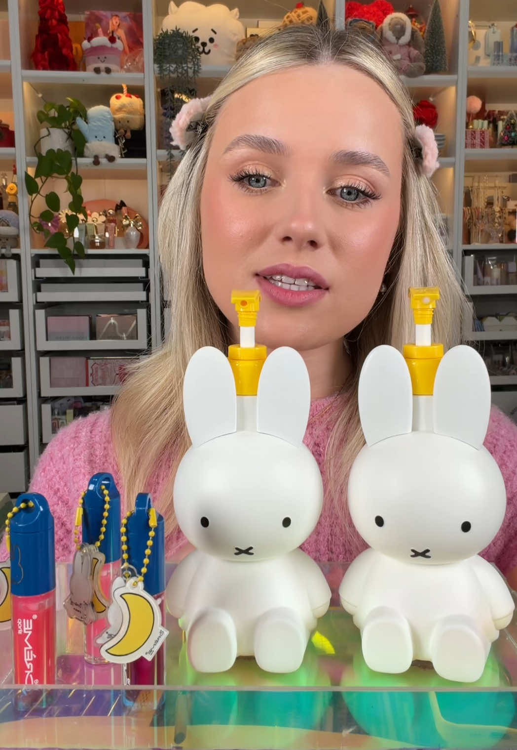 TikTok post by @yannalinnaa for Ulta Beauty. Caption reads: @The Crème shop @miffypr collection is the cutest....