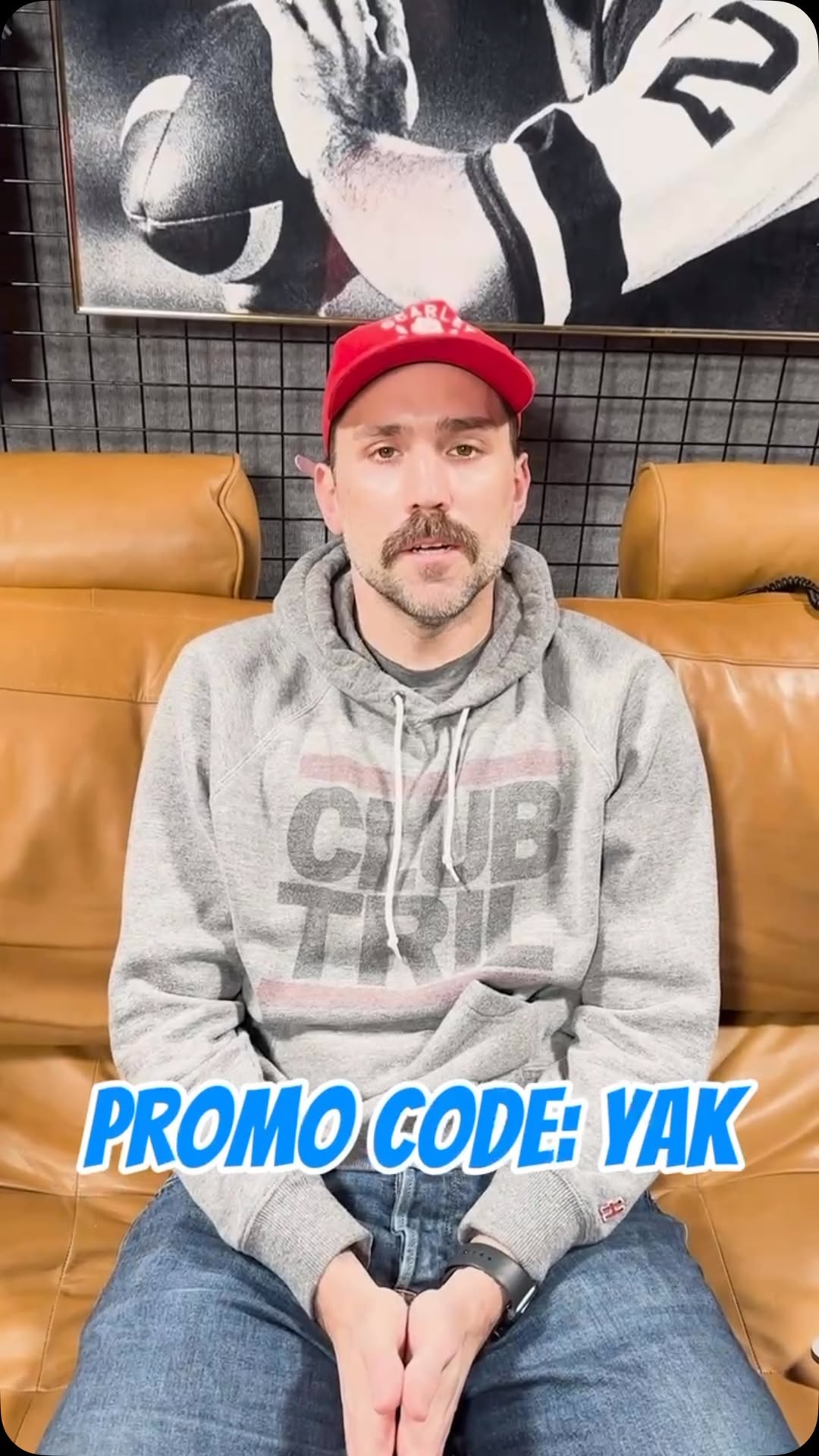 Instagram post by @barstoolyak for Jackpocket. Caption reads: Yak fam; new customers get a free lottery ticket....