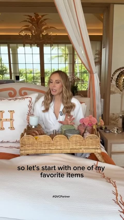 Instagram post by @shopmrsh for QVC. Caption reads: #QVCPartner The moms in your life deserve more....