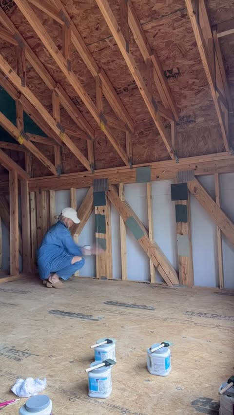 Instagram post by @livingwithlandyn for Sherwin-Williams. Caption reads: you got a favorite green paint color?! because if....