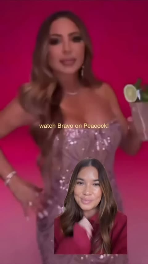 Instagram post by @hannahkosh for Peacock. Caption reads: [...] you need, binge your Bravo favorite on....