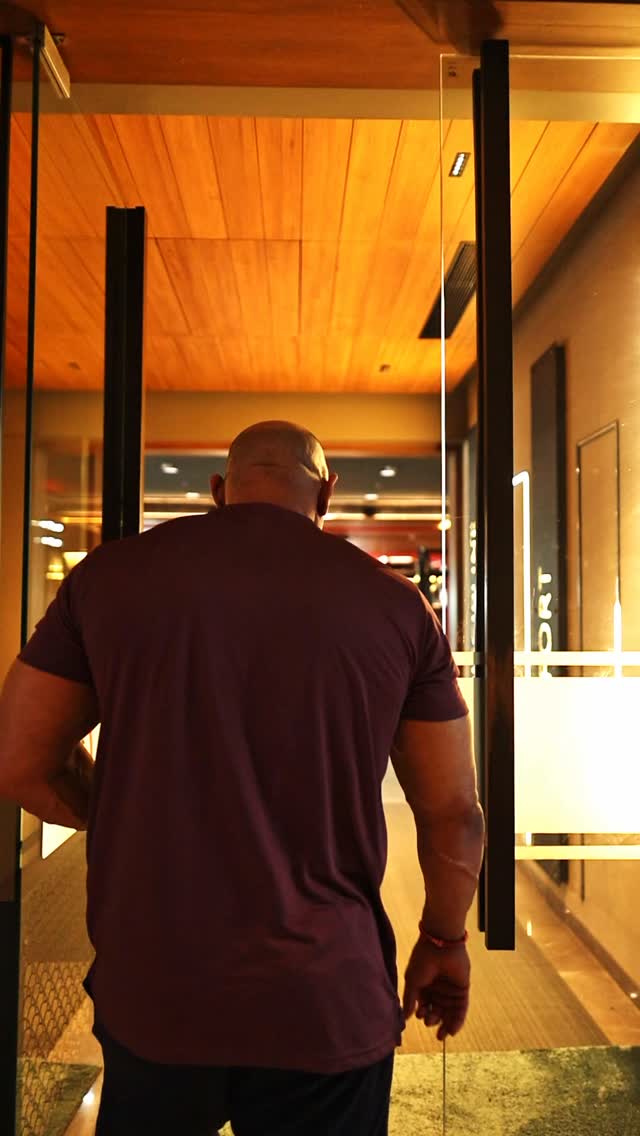 Instagram post by @mrmukeshgahlot for Alpino. Caption reads: Strength is not just in dumbbells, woh tum mein....