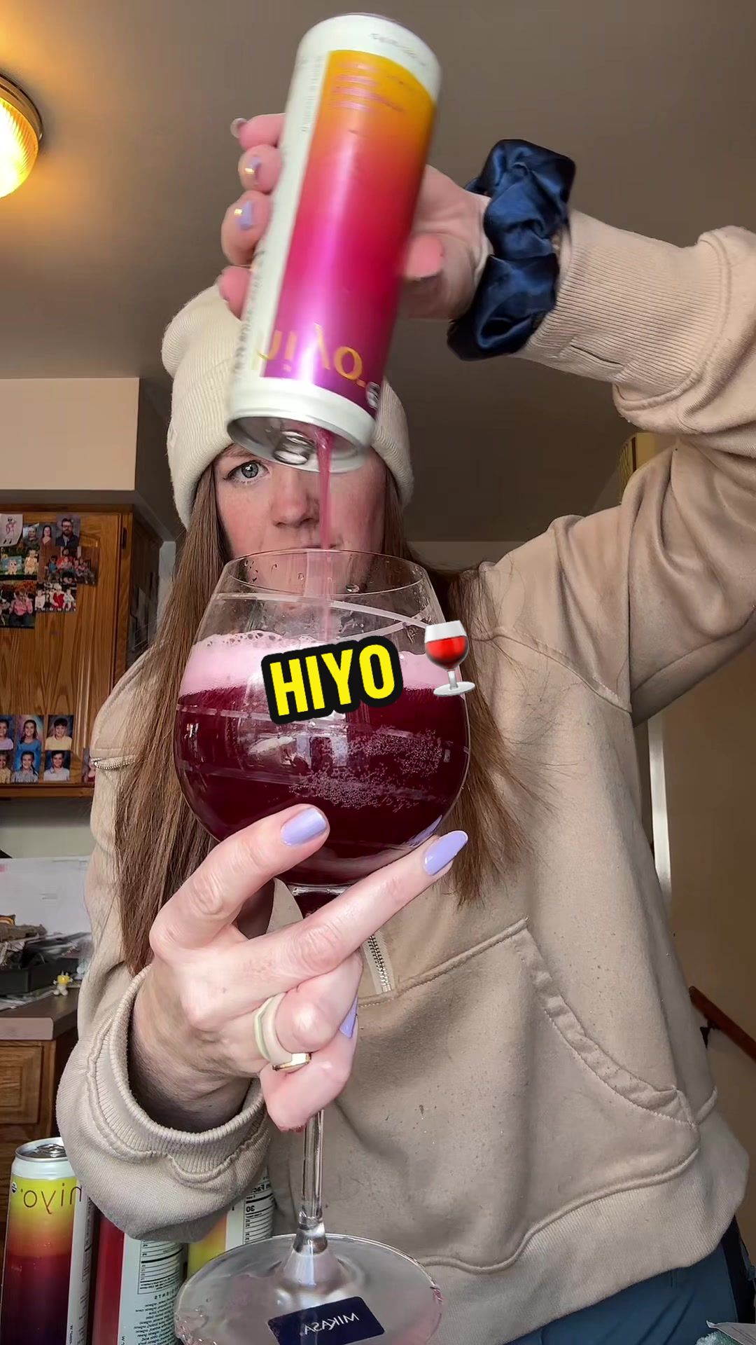TikTok post by @the_melhop_edit for hiyo. Caption reads: [...] drink check these out!! 🤗 @drink hiyo....