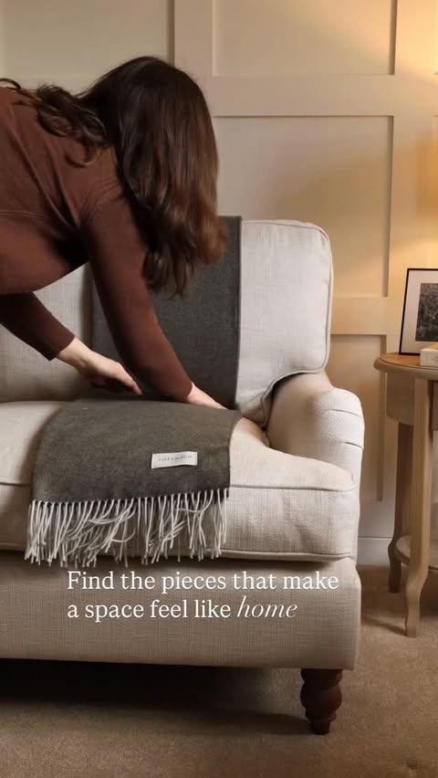 Instagram post by @oursomersetnest for The Cotswold Company. Caption reads: Find the pieces that make a space feel like home....