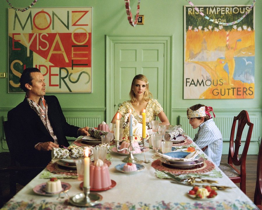 Instagram post by @gretabellamacina for Liberty London. Caption reads: "We are vegetarians," says @gretabellamacina as....