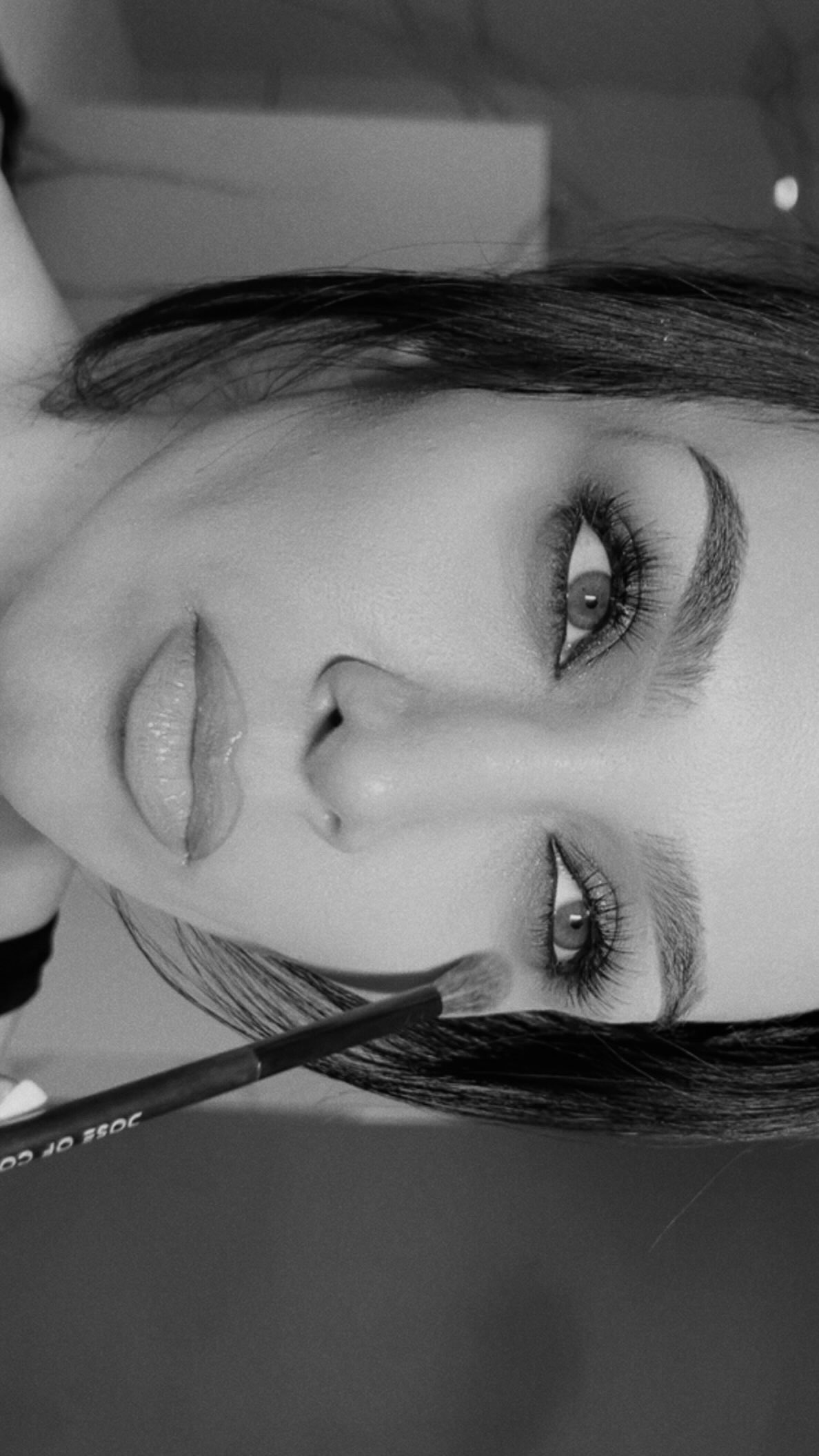 Instagram post by @annapetrosian_ for Dose of Colors. Caption reads: Polished Black eyeliner + Smokey Soiree eyeshadow....