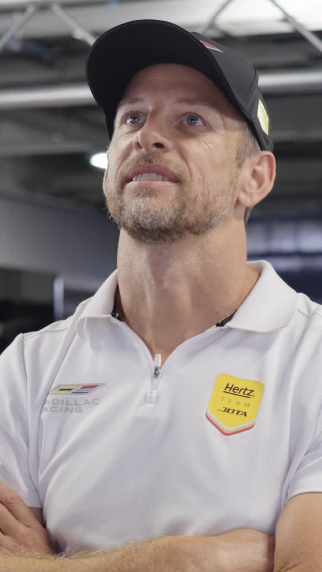 Instagram post by @jota_sport for Cadillac. Caption reads: From the 🟩 at Qatar to the 🏁 at Bahrain, thanks....