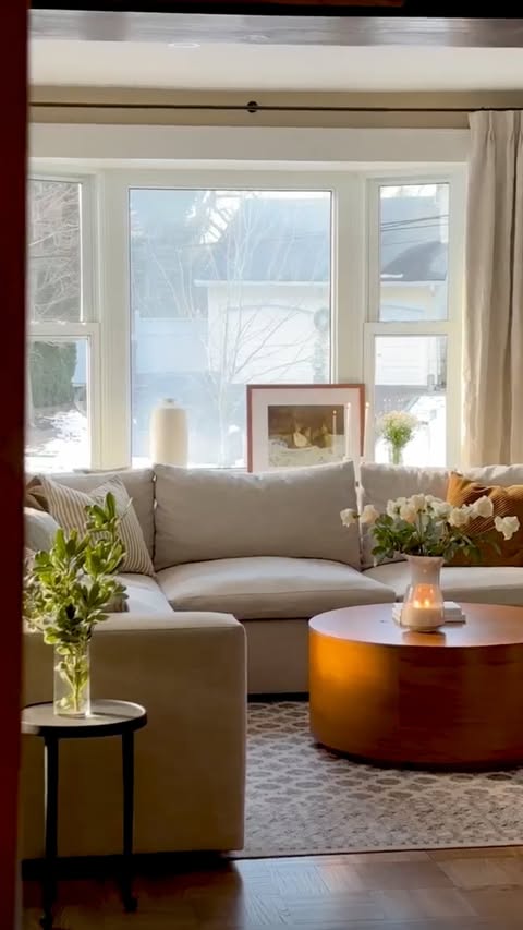 Instagram post by @hummusbirrd for West Elm. Caption reads: [...] with my sister to pick out the perfect....