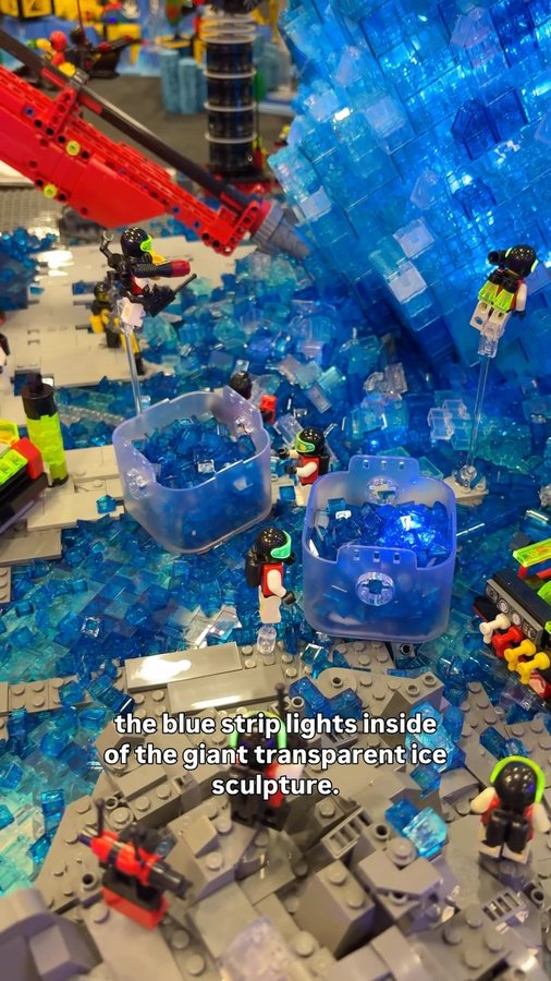 Instagram post by @holly.onfilm for Light My Bricks. Caption reads: I went to my first ever Brickfair Virginia and the....