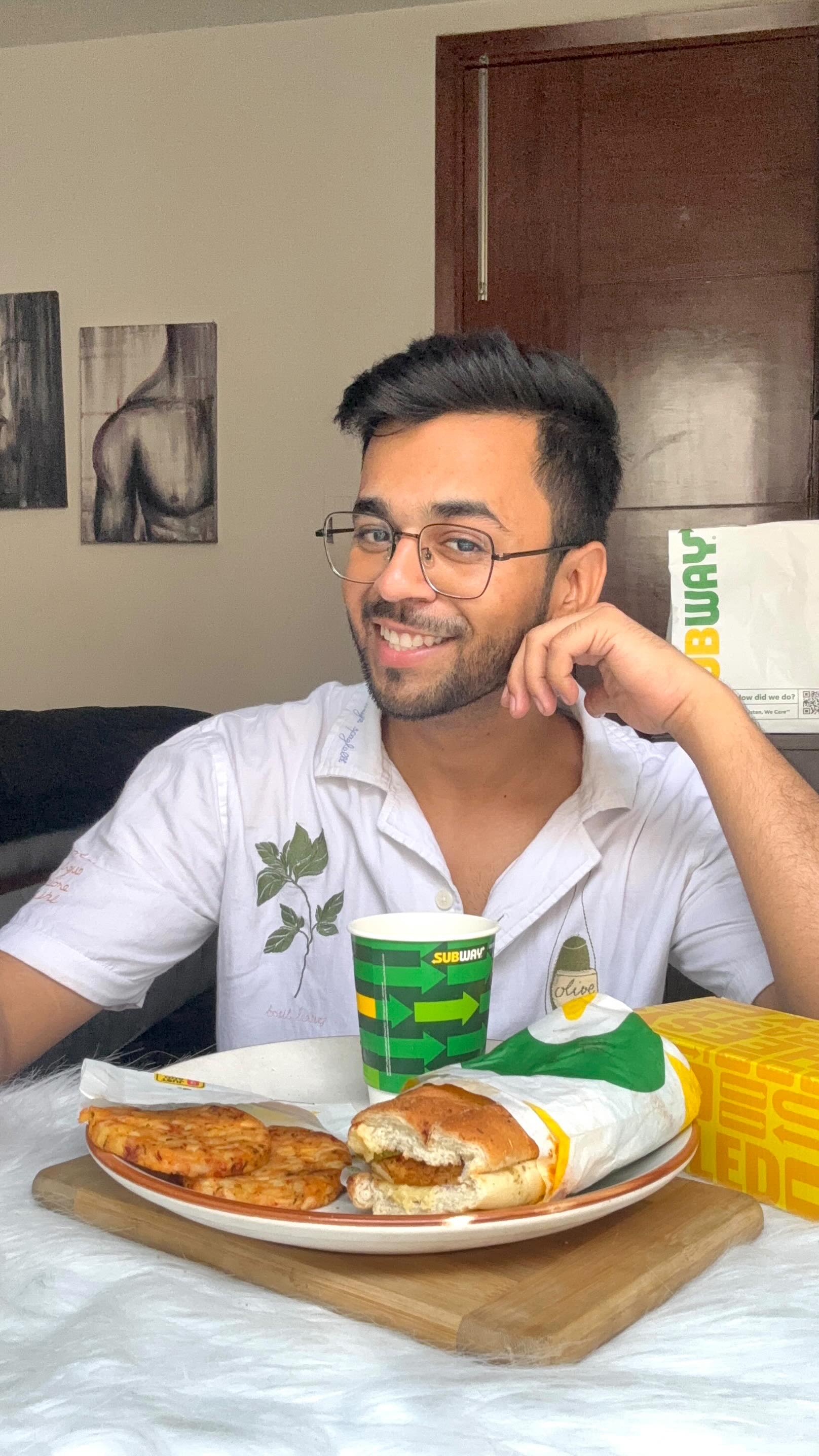 Instagram post by @temptingtastebud for Subway. Caption reads: Kitchen? Skipped. Breakfast? Sorted. ☕🥪
Tried the....