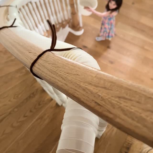 Instagram post by @spire.kids for Guidecraft. Caption reads: I gave my oldest two our sensory system tubes and....